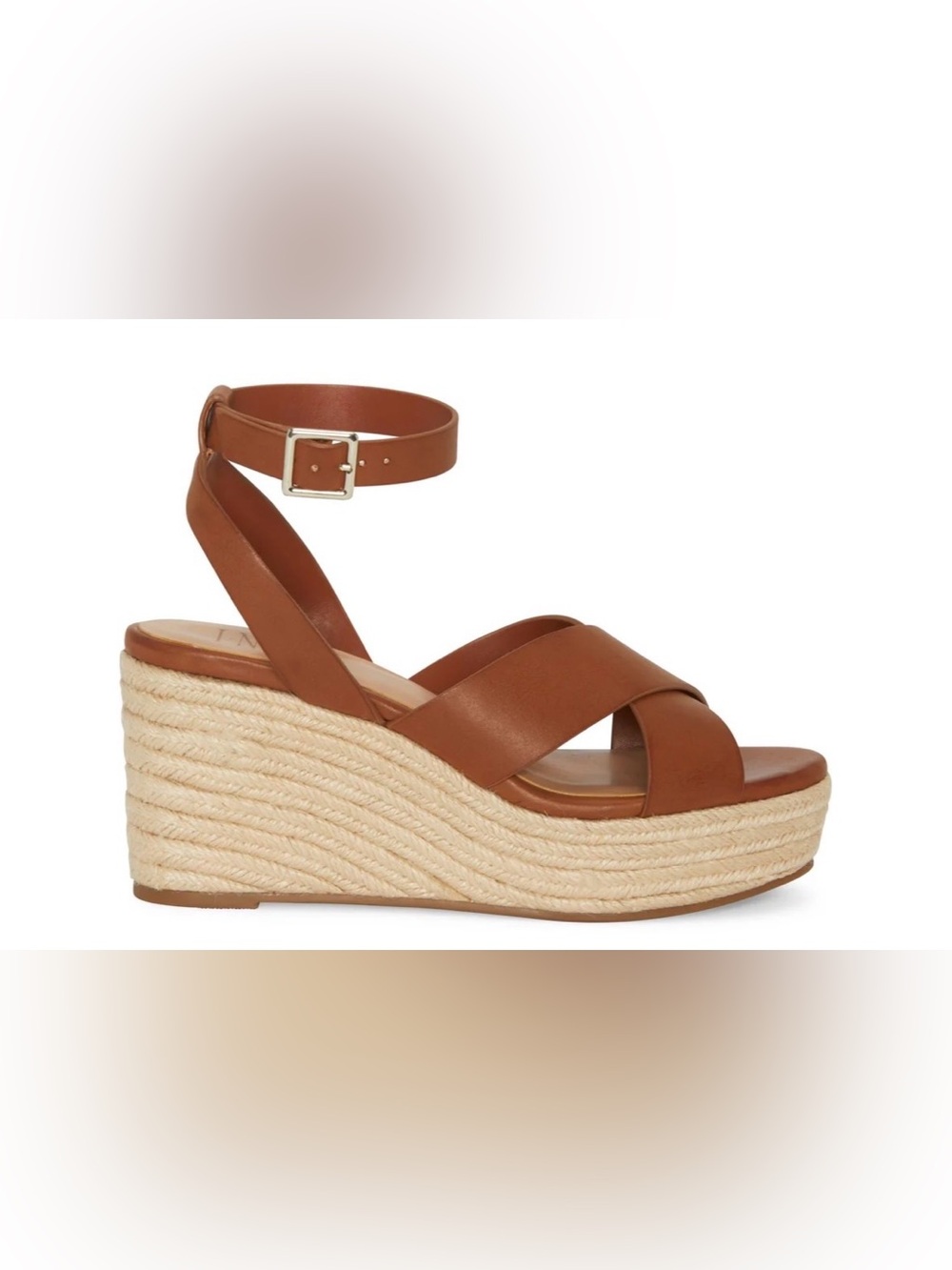 INC Sz11 Women's Tan Espadrille Wedge Sandals - Brand NWOT never worn
